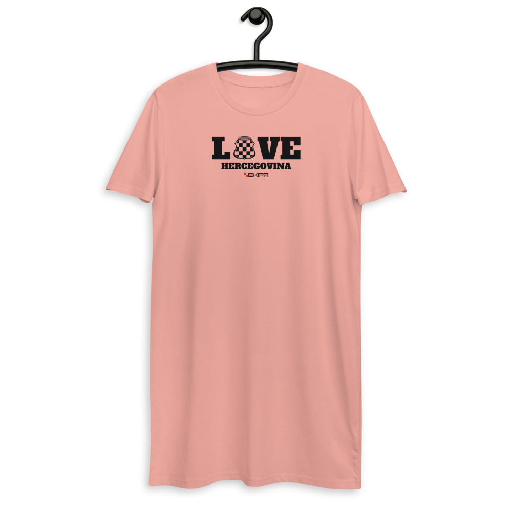 "Love Hercegovina" - T-Shirt-Kleid