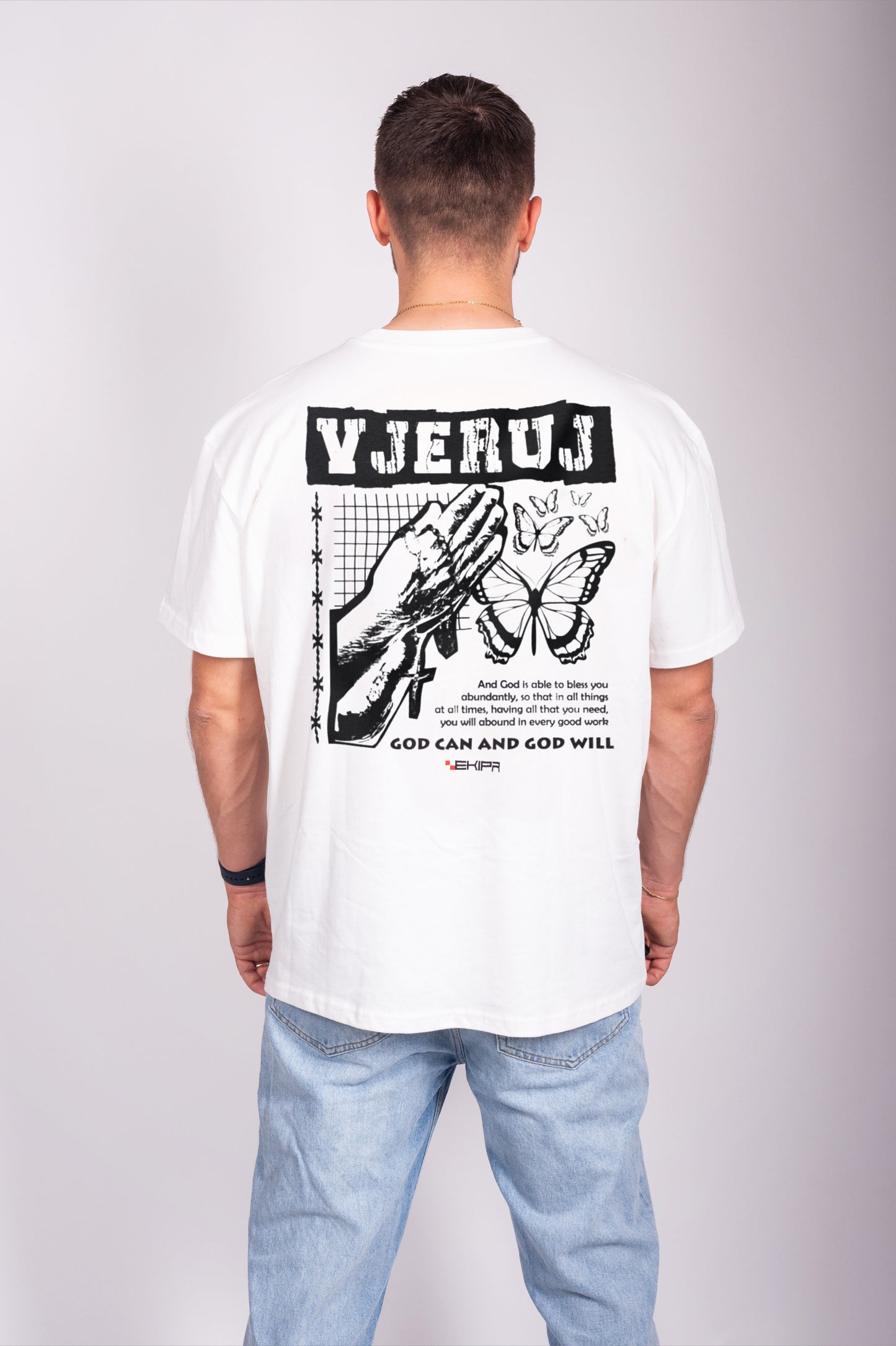 "Vjeruj" - Premium Organic Oversize Shirt