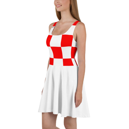 "Šahovnica" - ljetna haljina