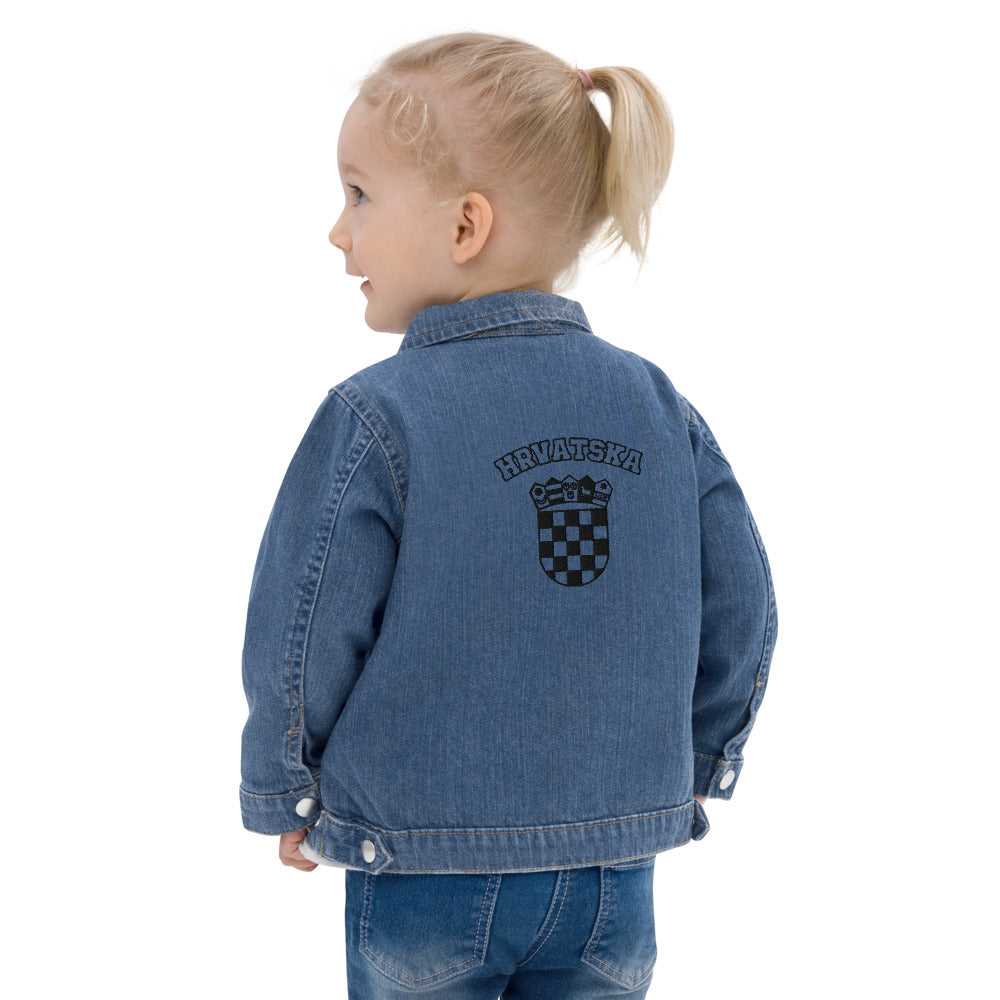 "Hrvatska" - Stylische Babyjacke