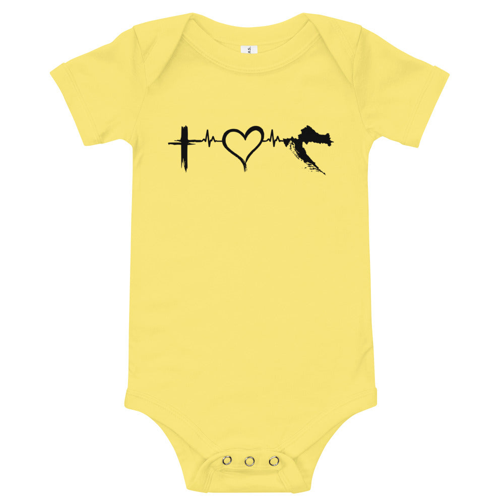 "Vjera Ljubav Domovina" - baby one-piece suit