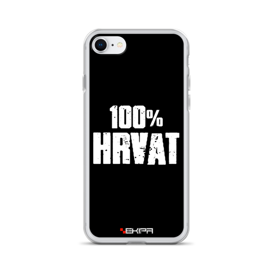 "100% Hrvat" - iPhone case