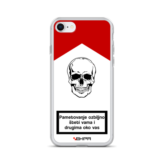 "Pametovanje ubija" - maska ​​za iPhone