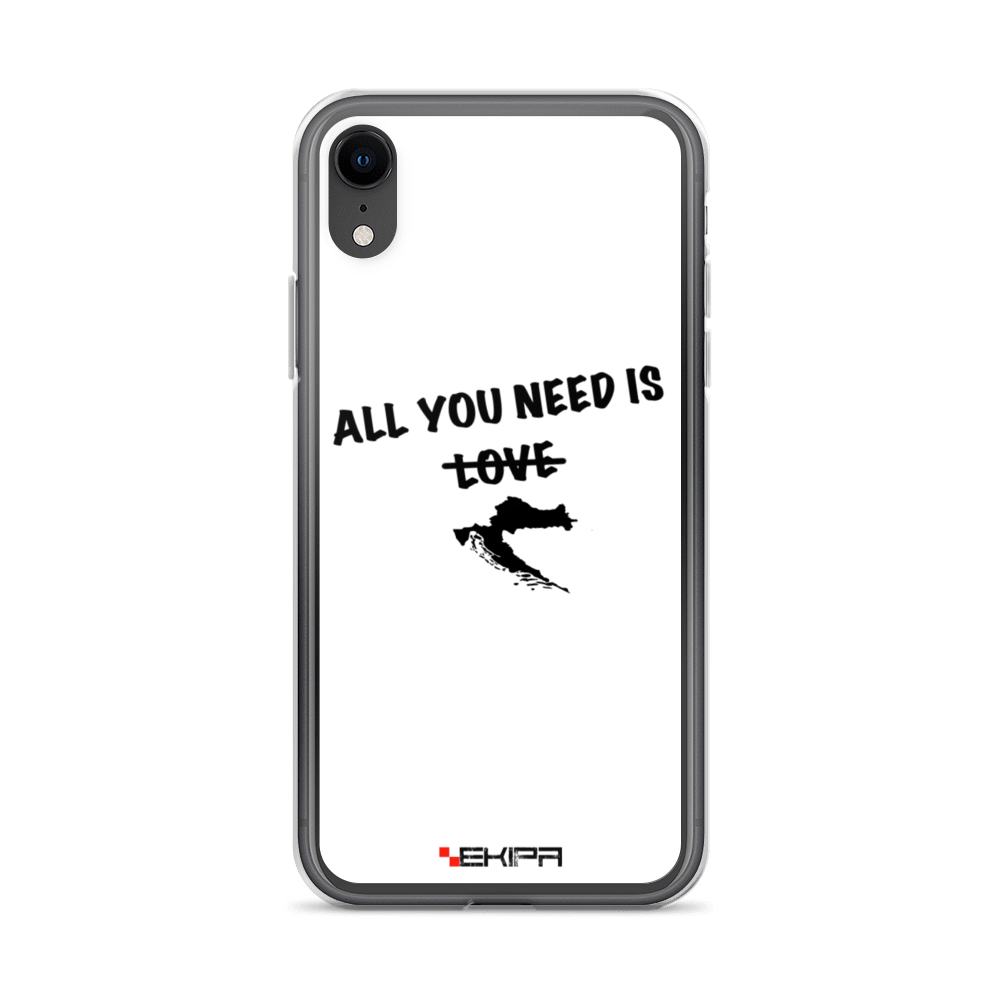 "All you need is Croatia" - iPhone case