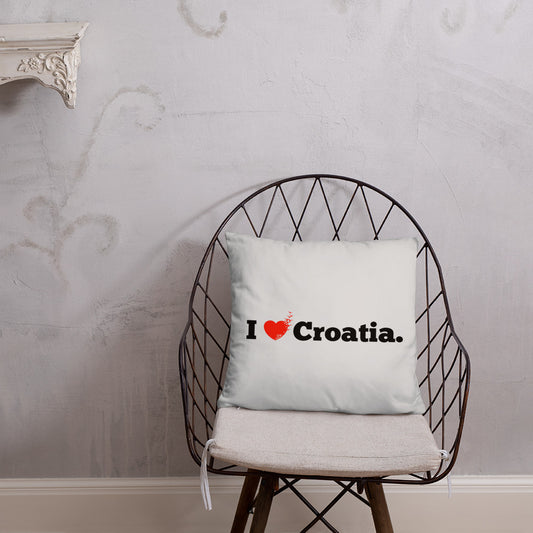 "I love Croatia" - Kissen
