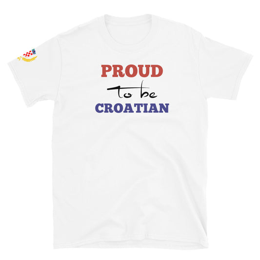 "Proud to be Croatian" - Majica kratkih rukava