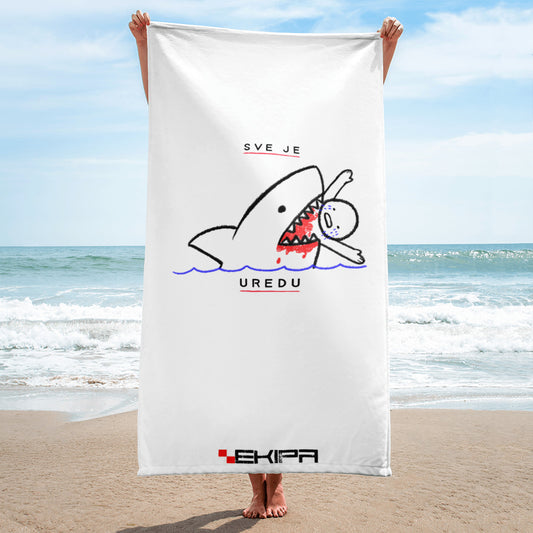 "Sve je uredu" - beach towel