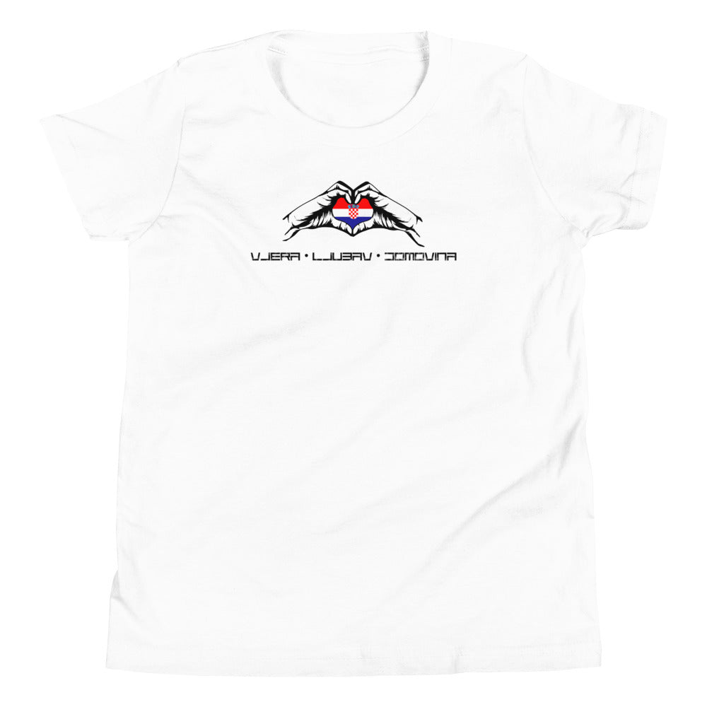 "Vjera Ljubav Domovina Ruke" - T-Shirt für Kinder