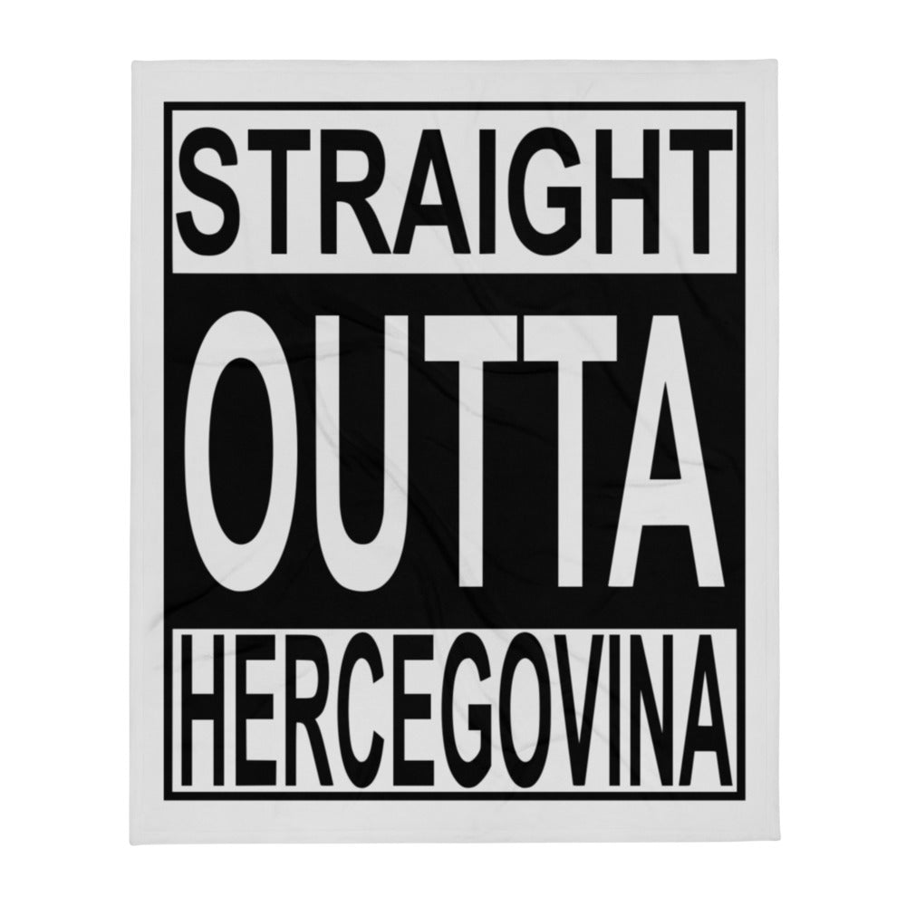 "Straight outta Hercegovina" - blanket