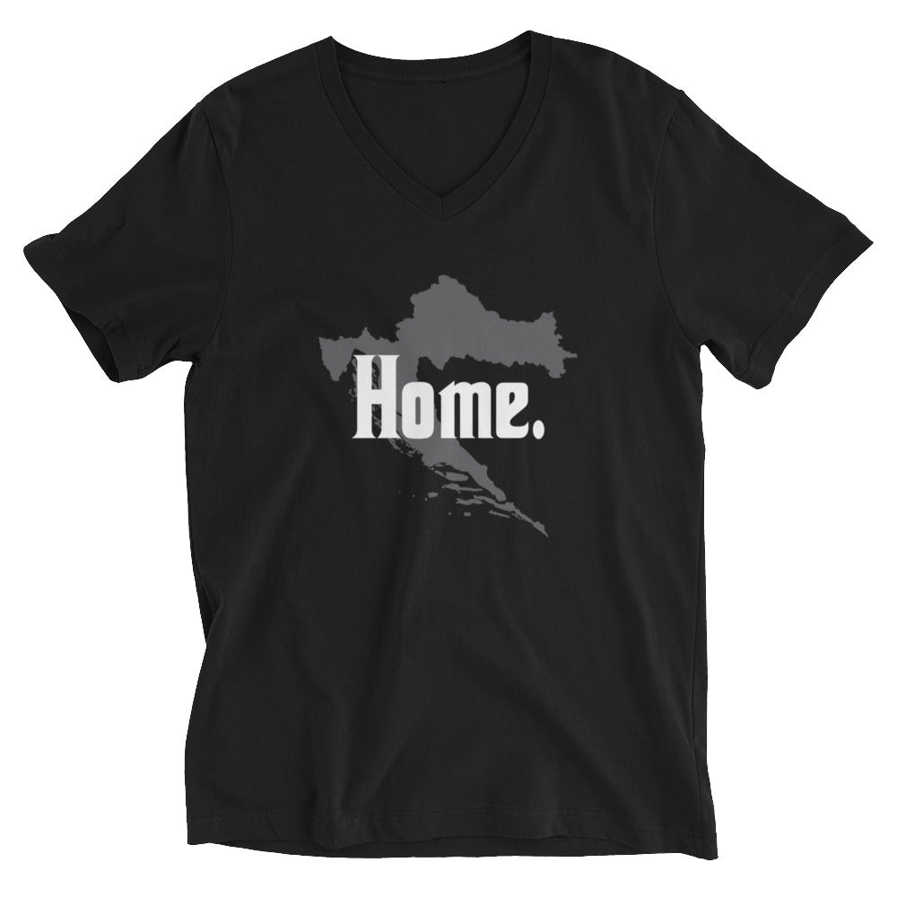 "Home" - T-Shirt mit V-Ausschnitt