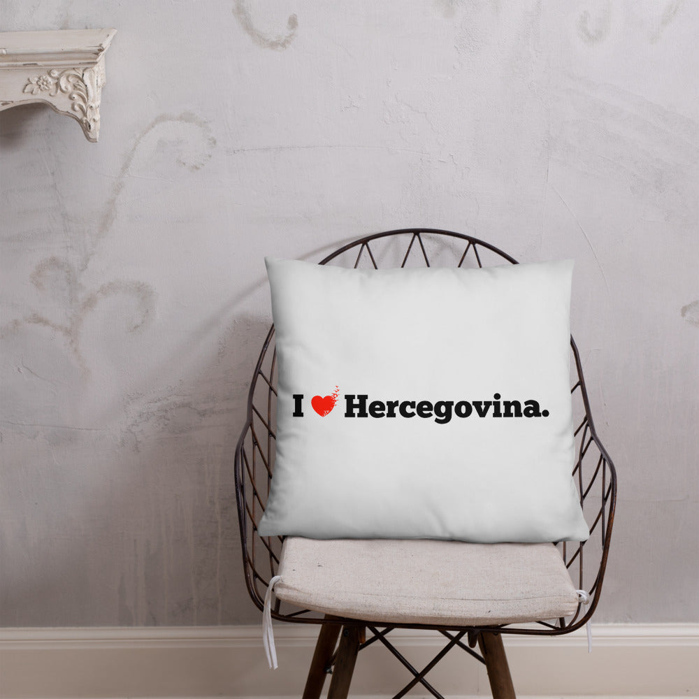 "I love Hercegovina" - pillow