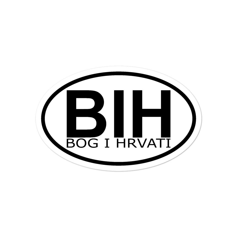 "BIH - Bog i Hrvati" - Sticker