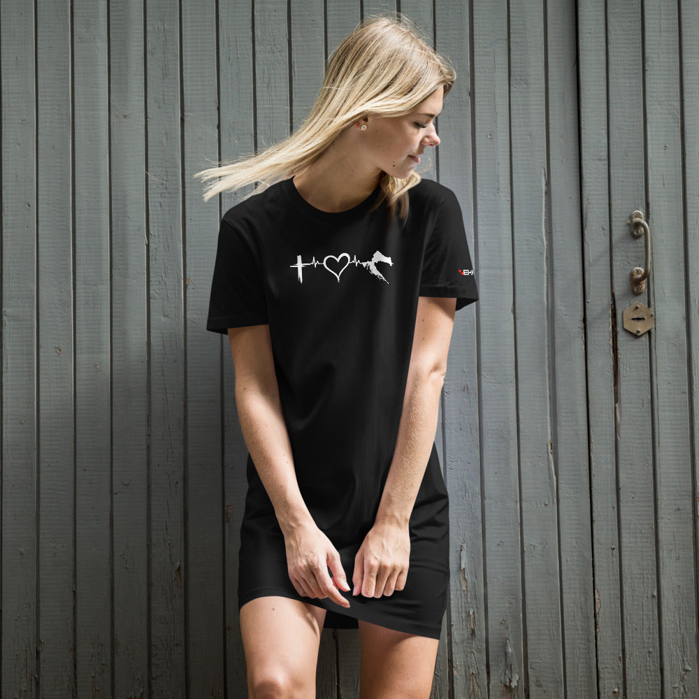"Vjera Ljubav Domovina" - T-Shirt-Kleid