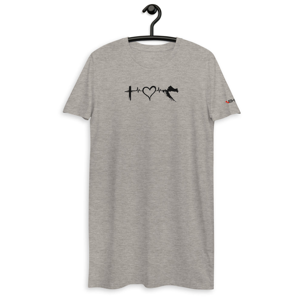 "Vjera Ljubav Domovina" - T-Shirt-Kleid