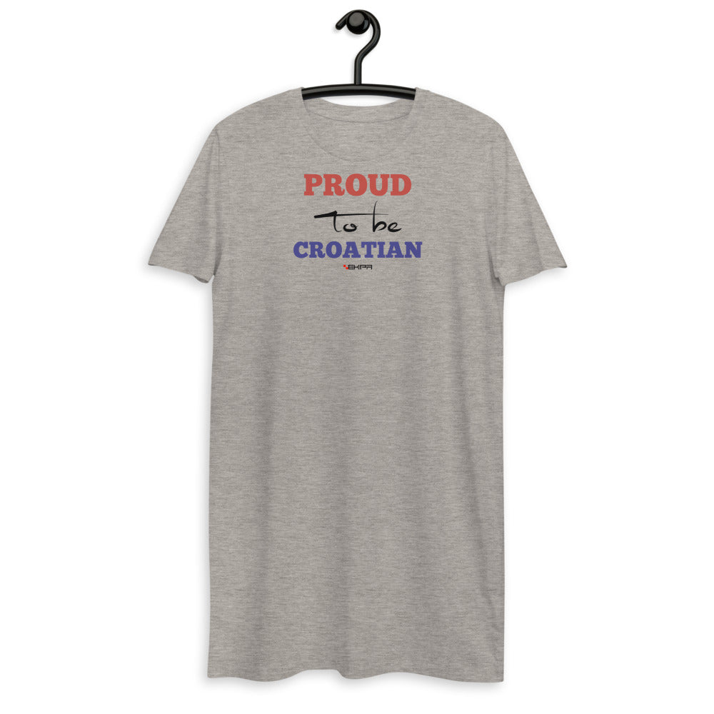 "Proud to be Croatian" - T-Shirt-Kleid