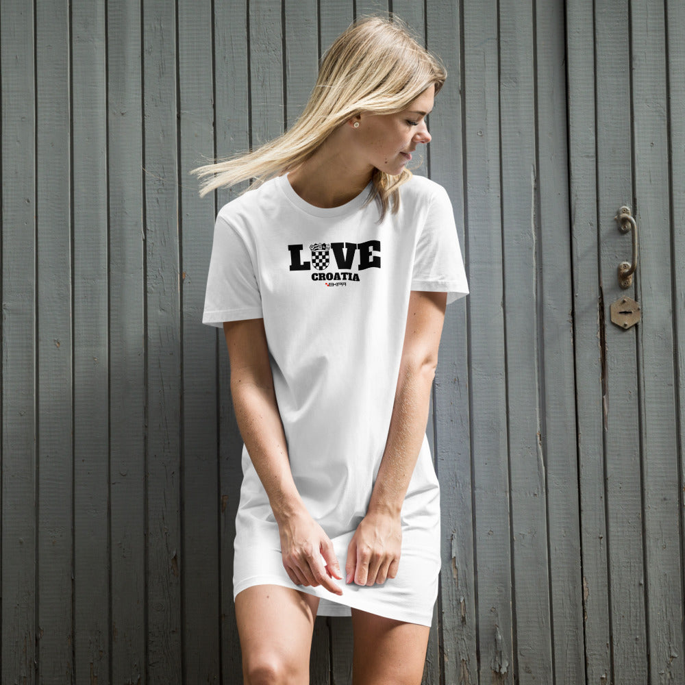 "Love Croatia" - T-Shirt Dress