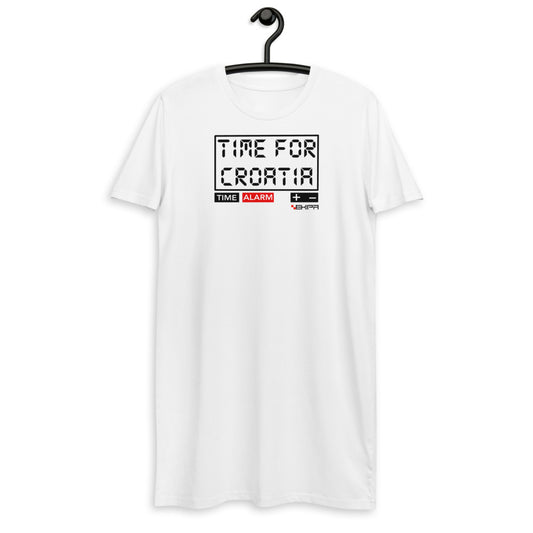 "Time for Croatia" - T-Shirt-Kleid