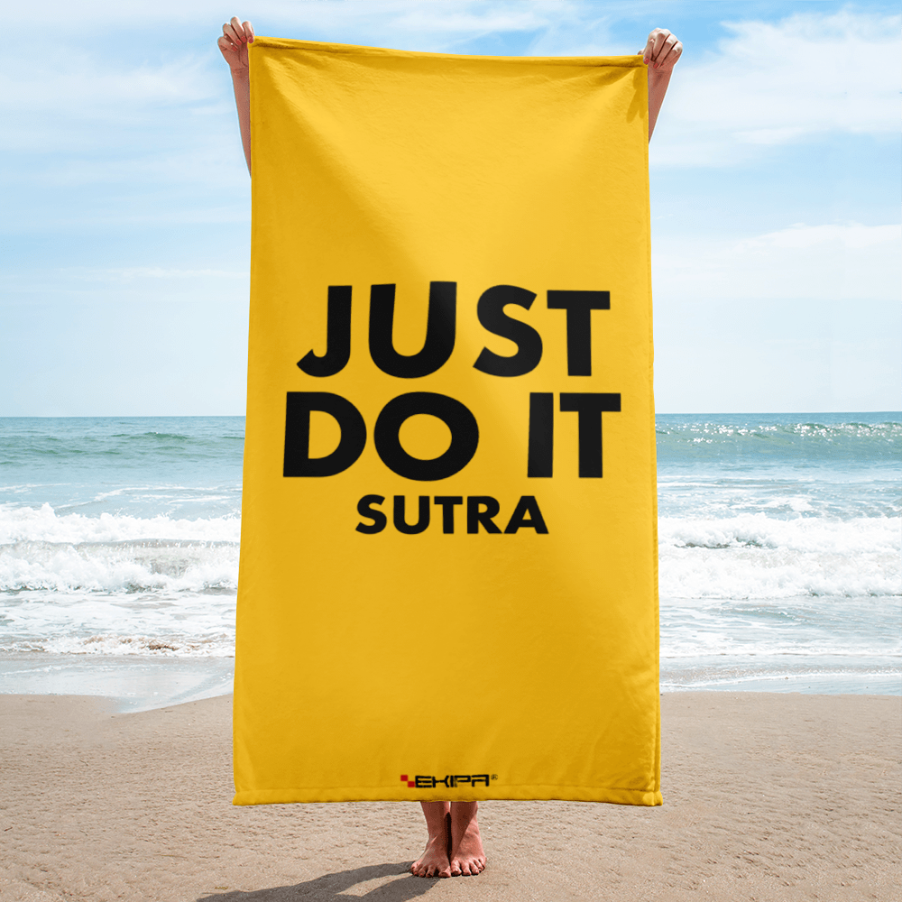 "Just do it sutra" - Strandtuch