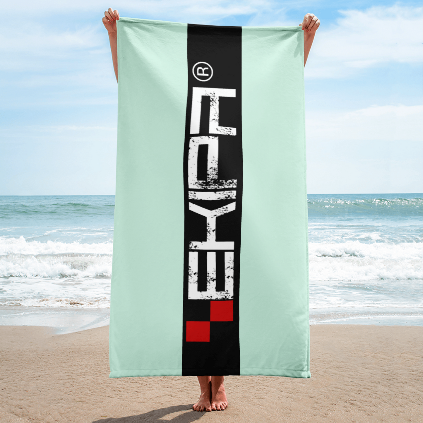"EKIPA/turquoise Ed." - Beach towel