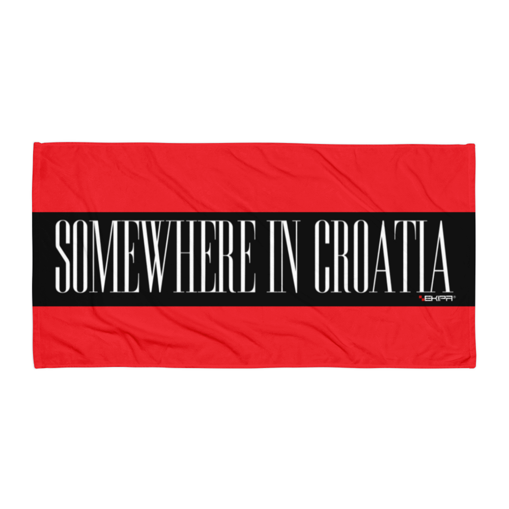 "Somewhere in Croatia" - Strandtuch