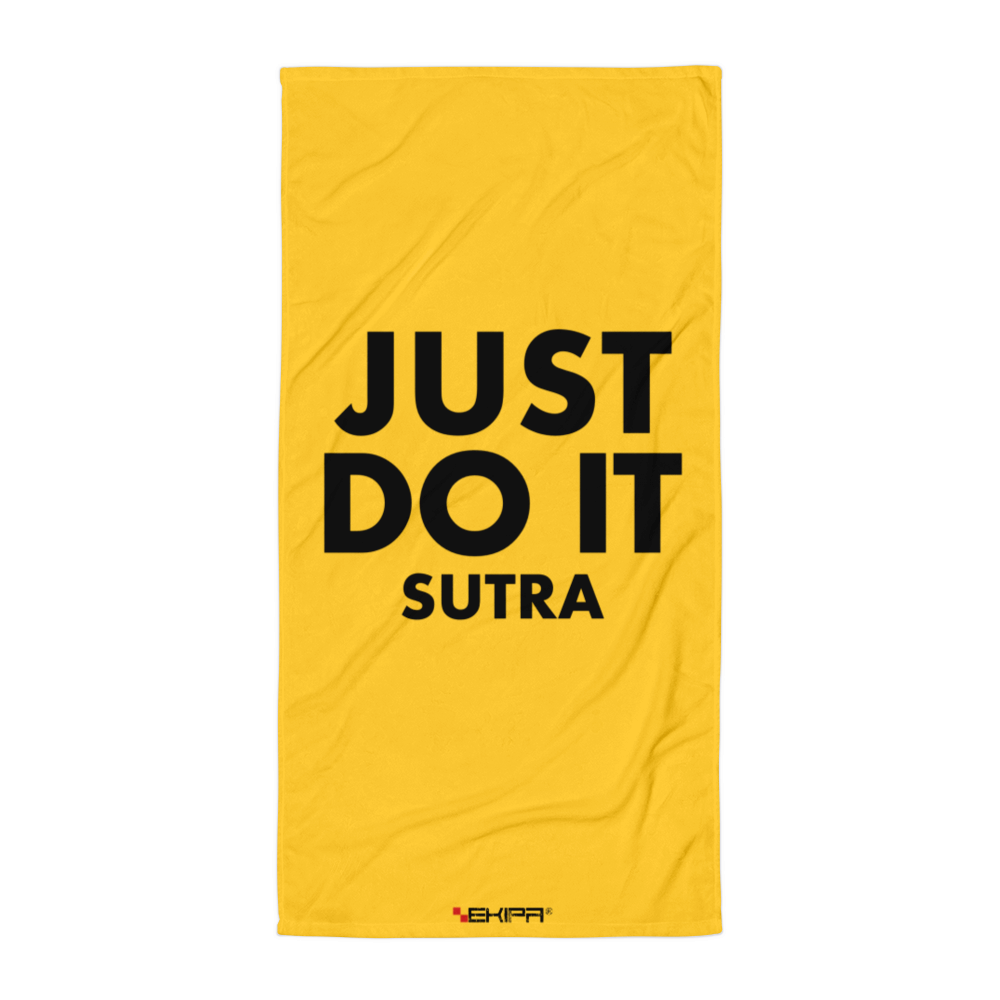 "Just do it sutra" - beach towel