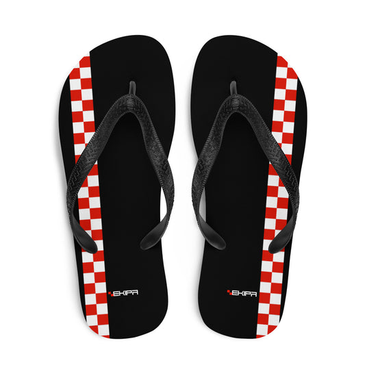 "Ekipa / Black" Flip-Flops