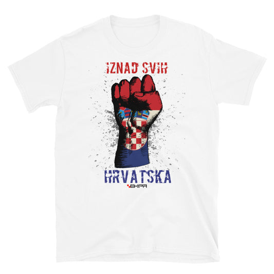 "Iznad Svih Hrvatska / White" - T-shirt