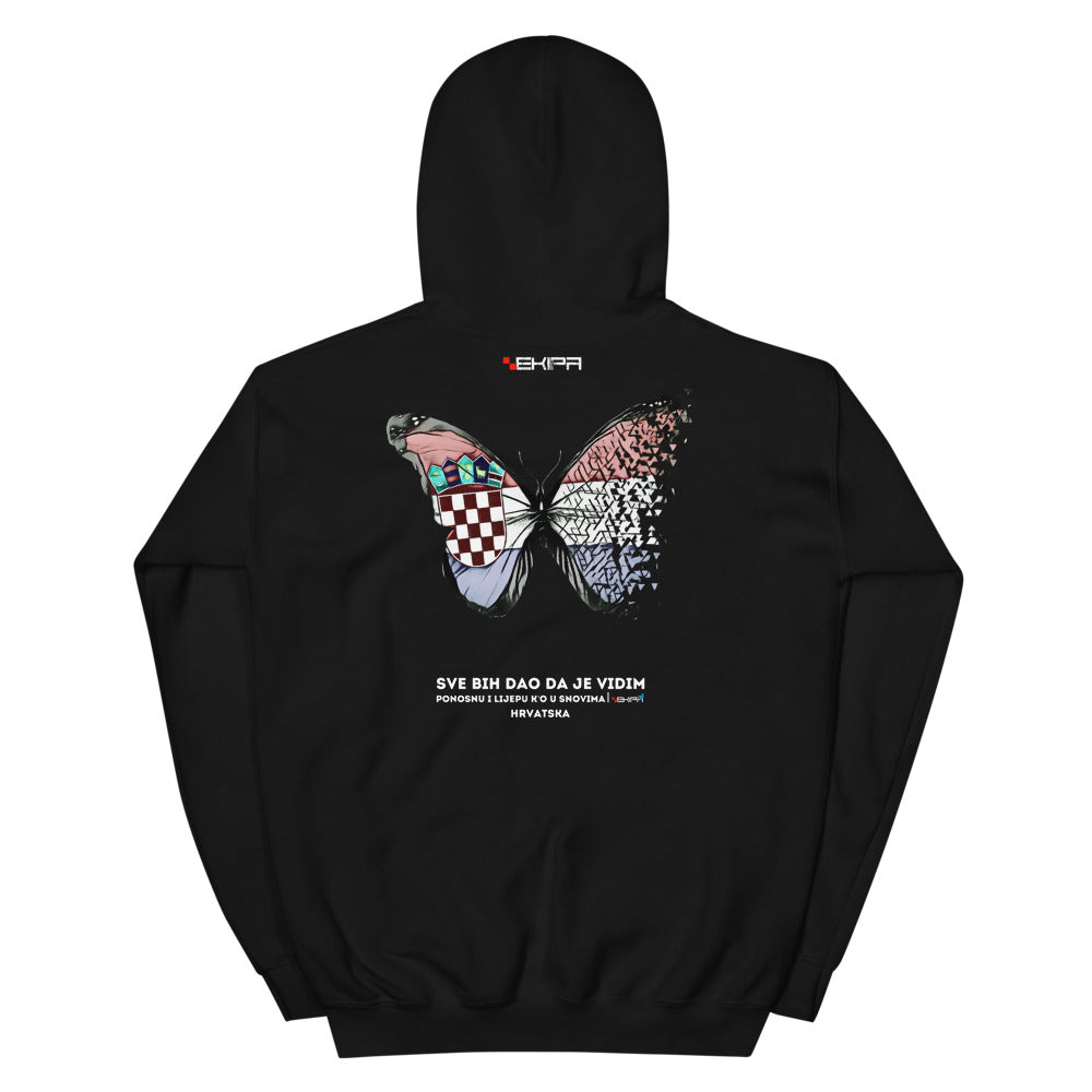"CroButterfly" hoodie